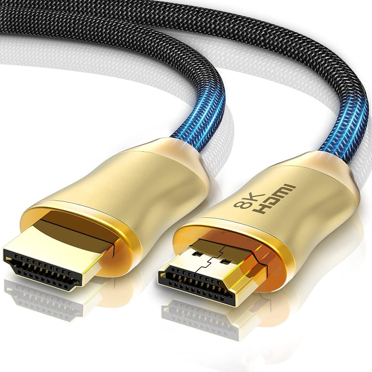 CO-HD801 3m HDMI 2.1 Version 8K 60Hz For PS4 Cable Projector Notebook Set-Top Box Cable(Gold)