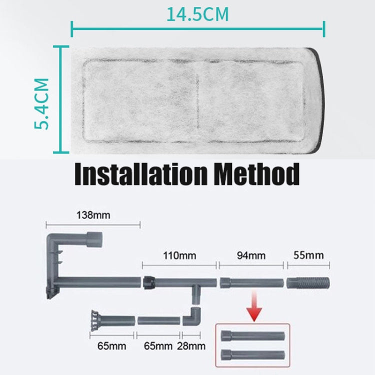 Jeneca XP-03 Small Aquarium External Waterfall Filter, CN Plug