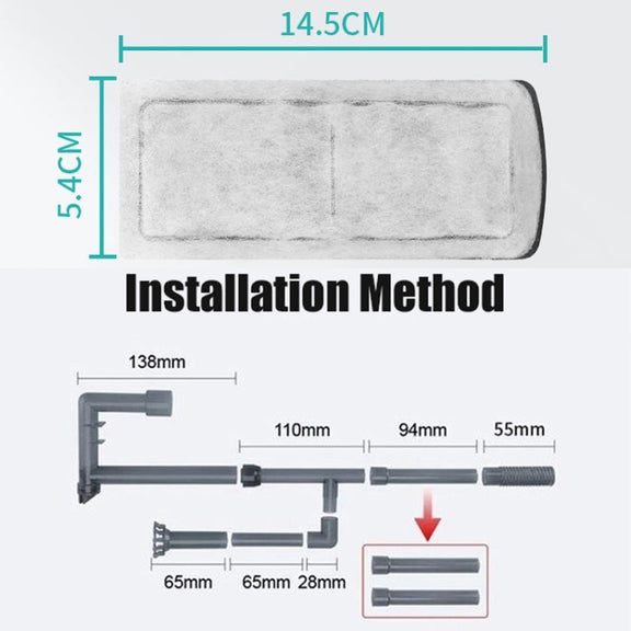 Jeneca XP-13 Small Aquarium External Waterfall Filter, CN Plug