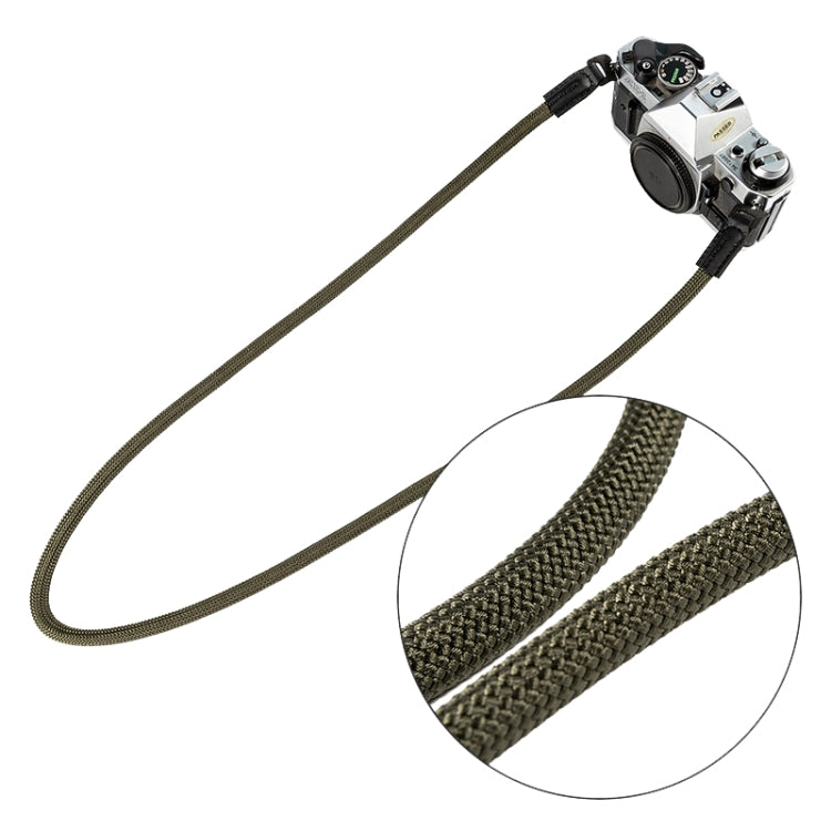 Climbing Rope Camera Strap SLR Camera Retro Wearable Shoulder Strap(Green)