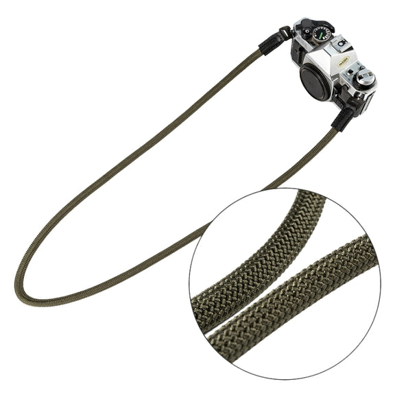 Climbing Rope Camera Strap SLR Camera Retro Wearable Shoulder Strap(Green)