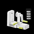 Grater Vegetable Potato Spiral Slicer Whirlwind Fruit Vegetable Spiral Machine, Color: White - Cutter & Peeler by PMC TechLife | Online Shopping South Africa | PMC TechLife