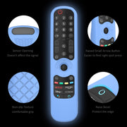For LG AN-MR21GC / AN-MR21N / AN-MR21GA TV Remote Control Silicone Case(Luminous Blue)