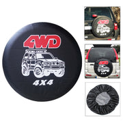 14 inch PVC Faux Leather Spare Wheel Cover Rear Tire Protector