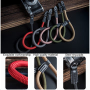 Climbing Rope Camera Wrist Strap SLR Camera Wear-resistant Bracelet(Red)