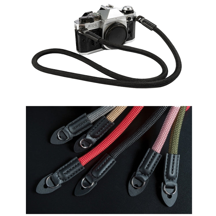 Climbing Rope Camera Wrist Strap SLR Camera Wear-resistant Bracelet(Red)