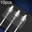 10pcs Square Transparent Data Cable Protective Sleeve Durable Break-Resistant Cable Winder(Micro USB) - Cable Organizer by PMC TechLife | Online Shopping South Africa | PMC TechLife | Buy Now Pay Later Mobicred