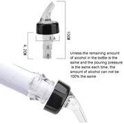Quantitative Wine Pourer Red Wine Cork Wine Stopper 30ml Green