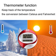 3885N Modern Silent Electronic Clock LCD Large Character Clock(Black)