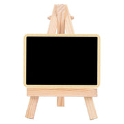 Small Party Shop Message Blackboard Ornaments Pine Tripod Decorative Message Board(Rectangle)