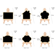 Small Party Shop Message Blackboard Ornaments Pine Tripod Decorative Message Board(Rectangle)