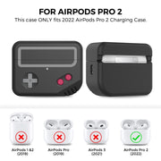 For AirPods Pro 2 AhaStyle PT-JY07 Split Silicone Cartoon Earphone Protective Case(Gray)