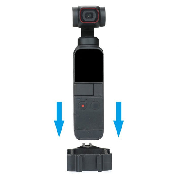 Black RCSTQ for DJI Pocket 2 Expansion Adapter Holder Camera Fixed Connection Accessories