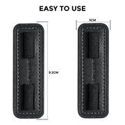 AhaStyle PT184 Adhesive PU Leather Pen Holder(Black)