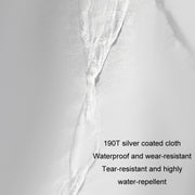 190T Silver Coated Cloth Car Rain Sun Protection Car Cover with Reflective Strip, Size: Y-L