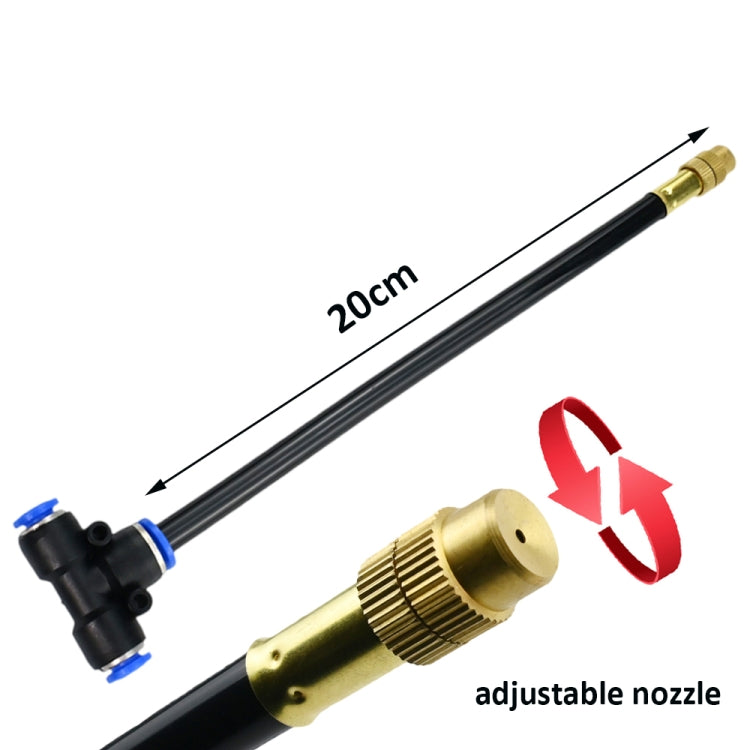 35m Kit Brass Misting Nozzles Bend Arbitrarily Atomized Sprayer Garden Irrigation
