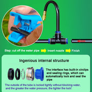 5m Kit Brass Misting Nozzles Bend Arbitrarily Atomized Sprayer Garden Irrigation