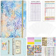 A6 Mandala Binder Financial Plan Notebook PU Leather Cash Budget Book(Fresh Blue) - Notebooks by PMC TechLife | Online Shopping South Africa | PMC TechLife | Buy Now Pay Later Mobicred