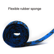 Camouflage Bicycle Curved Handlebar Straps(Yellow Black)