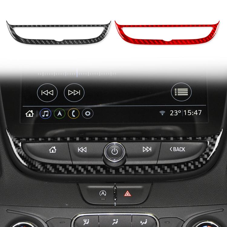 For Chevrolet Malibu 2016-2024 Left-hand Drive Navigation Button Frame Sticker(Red)