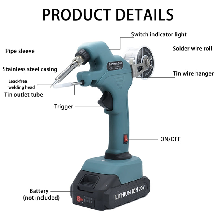 NL106CL DC 18~21V Cordless Soldering Iron Fast Welding Tools For BlackDecker