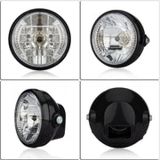 Motorcycle 7 Inch LED Headlight Angel Ring With Steering Function(No Bracket)