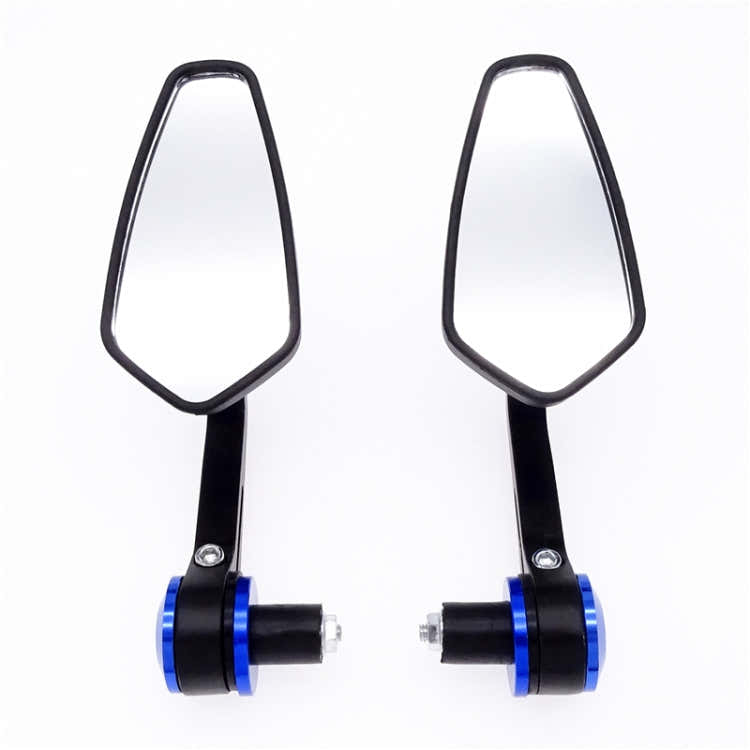 Motorcycle Handle All Aluminum Cherry Rearview Mirror(Black)