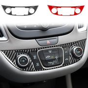 For Chevrolet Malibu 2016-2024 B Model Left-hand Drive Central Control Button Panel Sticker(Black)