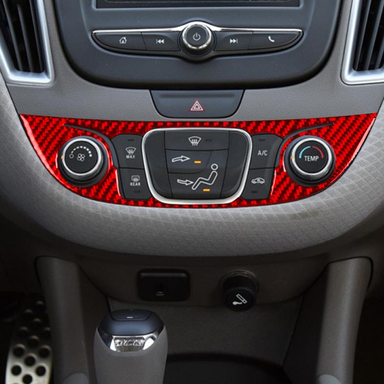 For Chevrolet Malibu 2016-2024 B Model Left-hand Drive Central Control Button Panel Sticker(Black)