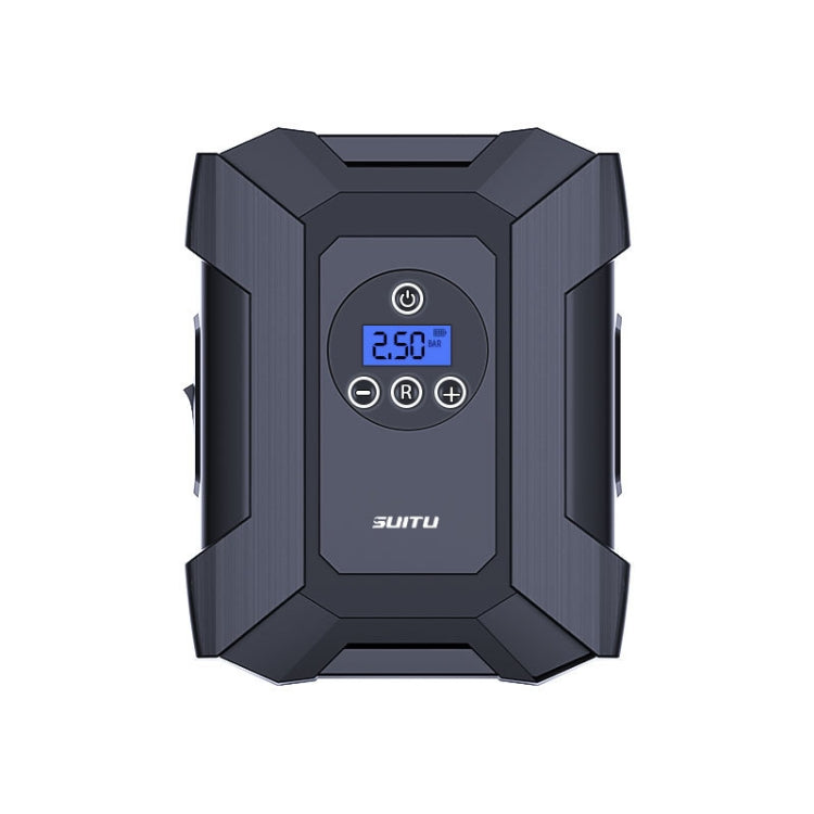 SUITU  ST-818  DC 12V Wired Car Air Pump Tire Inflator With LED Lighting Pointer Model+Toolbox