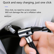 SUITU  ST-818  DC 12V Wired Car Air Pump Tire Inflator With LED Lighting Pointer Model+Toolbox