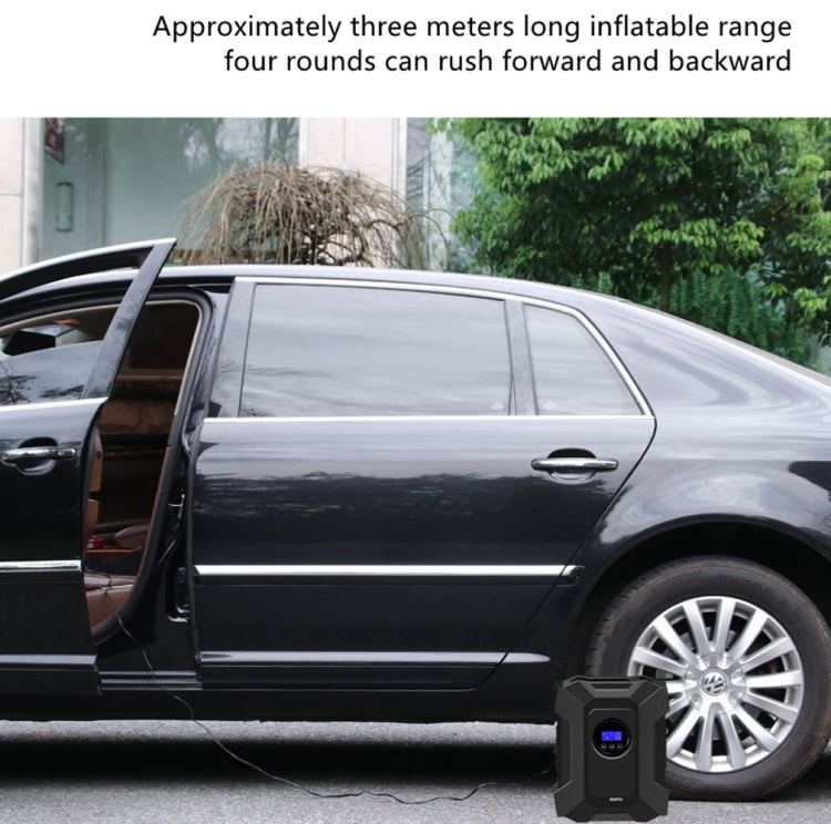 SUITU  ST-818  DC 12V Wired Car Air Pump Tire Inflator With LED Lighting Pointer Model+Toolbox