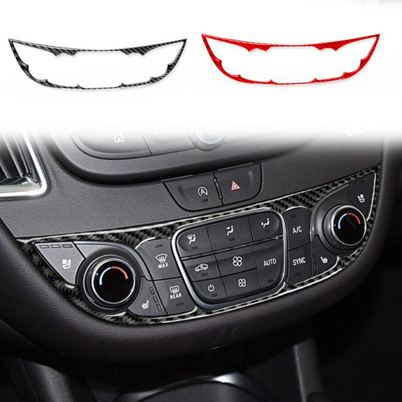 For Chevrolet Malibu 2016-2024 A Model Left-hand Drive Central Control Button Panel Sticker(Red)
