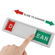 Dishwasher Magnet Clean Dirty Sign Double-Sided Refrigerator Magnet(Silver Love)