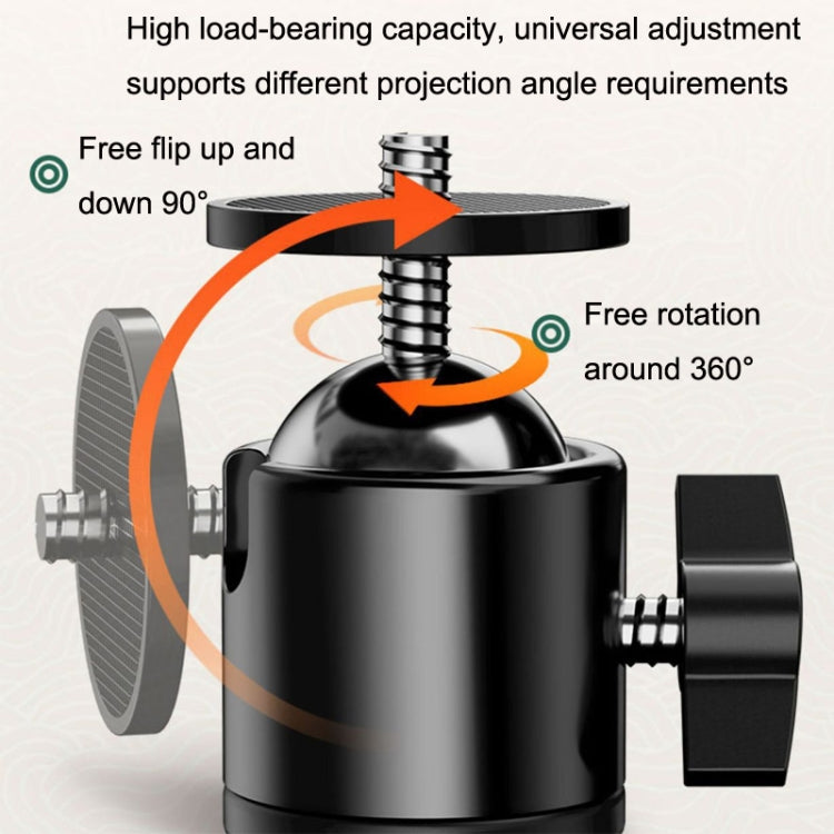 TY01 Projector Bracket Home Office Monitor Punch-free Bracket, Style: Floor Telescopic Tray Model