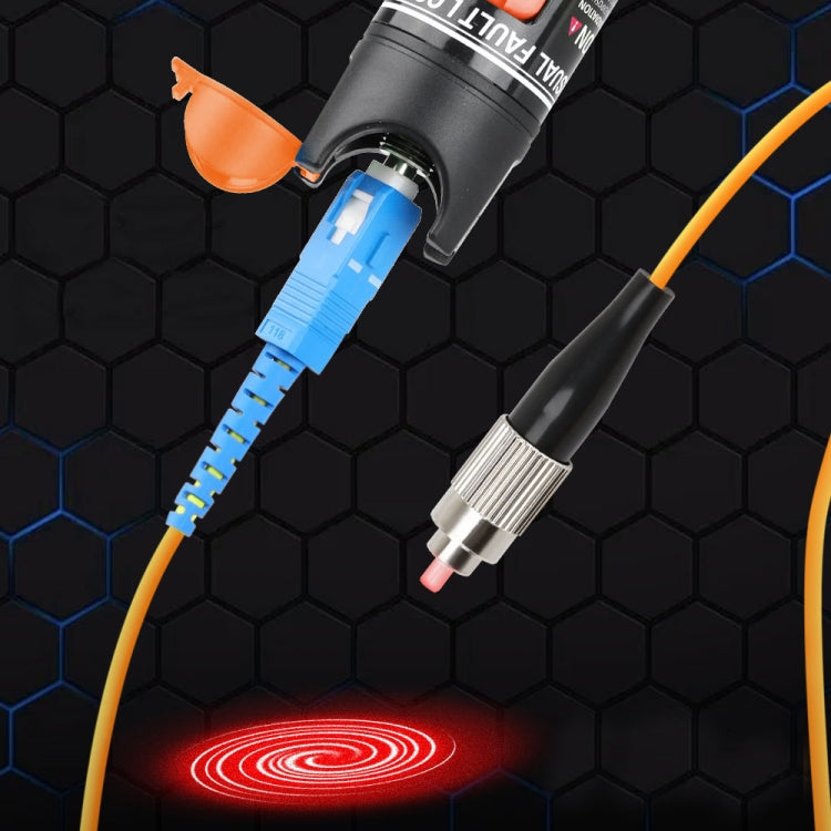 1-60 km Optical Fiber Red Light Pen 5/10/15/20/30/50/60MW Red Light Source Light Pen, Specification: 15mW Blue+Orange