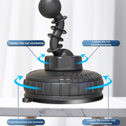 F6026 Large Suction Cup Vehicle-Mounted Double-Head Fan, Model: USB