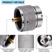 Portable Camping Stove Propane Tank Adapter American Standard Gas Burner Conversion Head