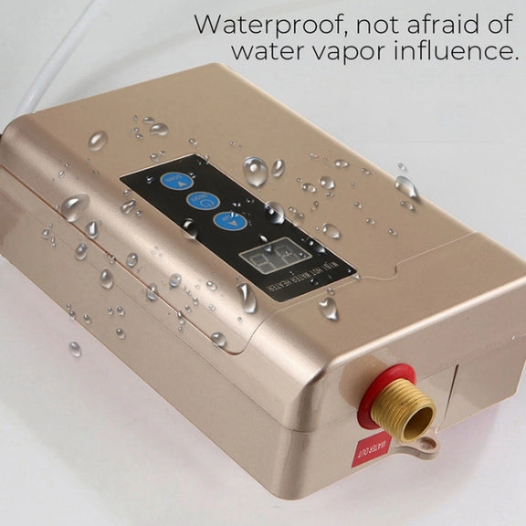 US Plug 3000W  Electric Water Heater With Remote Control Adjustable Temperate(Red)