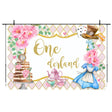 210x150cm Tea Party Tea Cup Teapot Birthday Backdrop Cloth - Birthday Party by PMC TechLife | Online Shopping South Africa | PMC TechLife | Buy Now Pay Later Mobicred