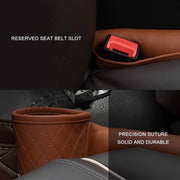 Car Seat Gap Leak-Proof Plugs Debris Storage Bag, Color: Brown Principal Driver