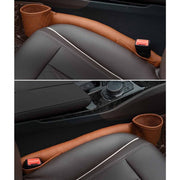 Car Seat Gap Leak-Proof Plugs Debris Storage Bag, Color: Dark Brown Principal Driver