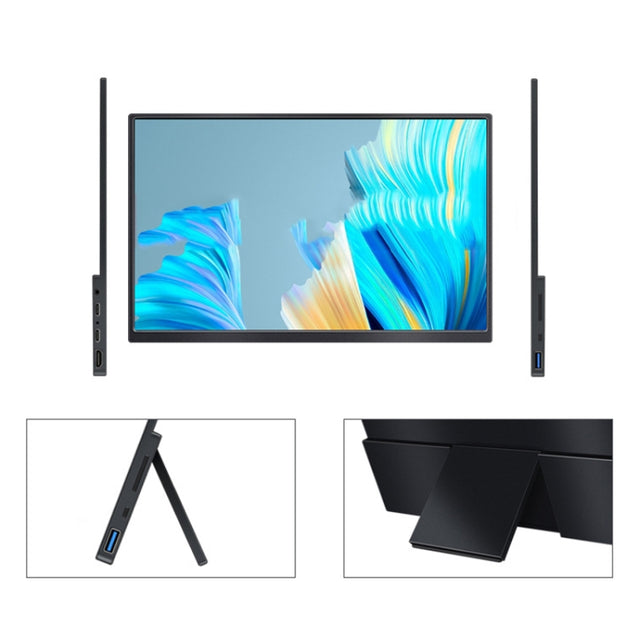 13.3 inch Ordinary Version 4K Portable External Extended Screen Display For Switch/PS5/Mobile Phone/Computer(UK Plug)
