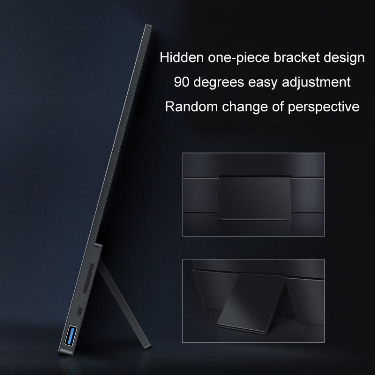 15.6 inch Touch Version 4K Portable External Extended Screen Display For Switch/PS5/Mobile Phone/Computer(UK Plug)