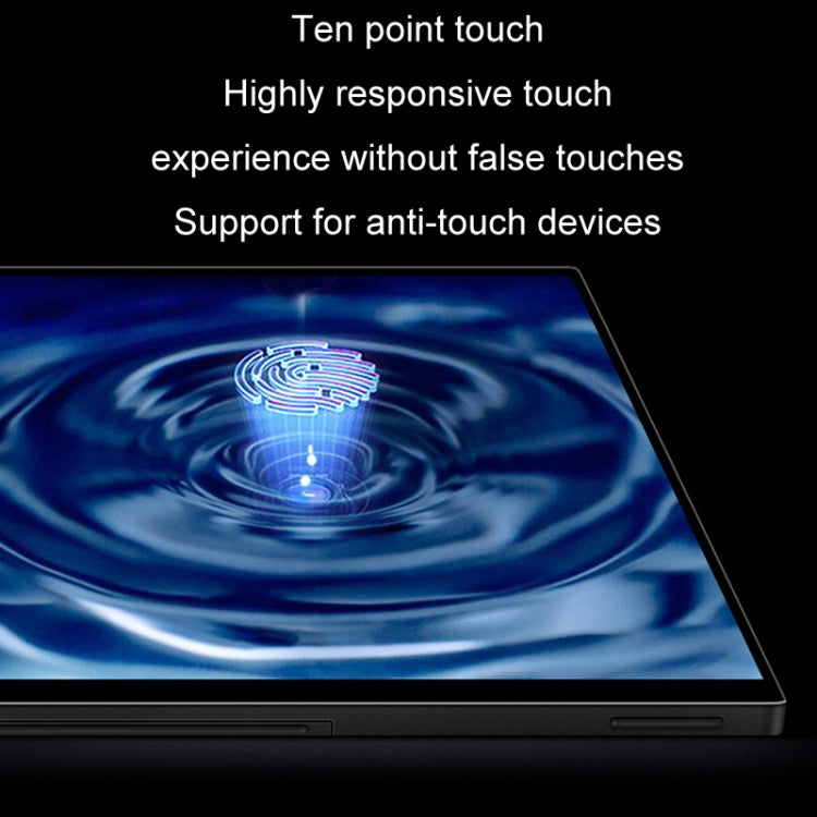 15.6 inch Touch Version 4K Portable External Extended Screen Display For Switch/PS5/Mobile Phone/Computer(UK Plug)