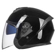 GXT Electric Vehicle Four Seasons Sun Protection & Windshield Double Lens Helmet, Size: L(Bright Black) - free shipping - PMC TechLife - Order now!