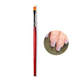 Nail Pen Wooden Pole Tool Gradient Dyeing Pen Multi-Line Hooking Tool(No.14 Sweeping Pen) - free shipping - PMC Jewellery - Order now!