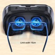 3D Virtual Reality Gaming Glasses Immersive VR Smart Glasses(Black)
