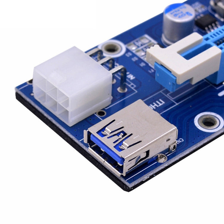 PCE164P-N03 VER006C Mini PCI-E 1X To 16X Riser For Laptop External Image Card, Spec: Blackboard 6pin