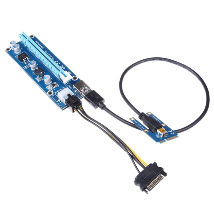 PCE164P-N03 VER006C Mini PCI-E 1X To 16X Riser For Laptop External Image Card, Spec: Blue Board 6pin